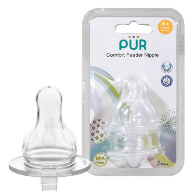 VỈ 2 NÚM TI PUR COMFORT FEEDER