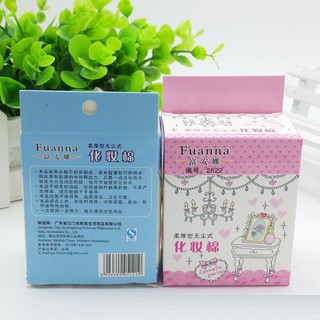 Hộp Bông Tẩy Trang 65 Miếng Nhỏ Gọn Dễ Mang Đi Du Lịch