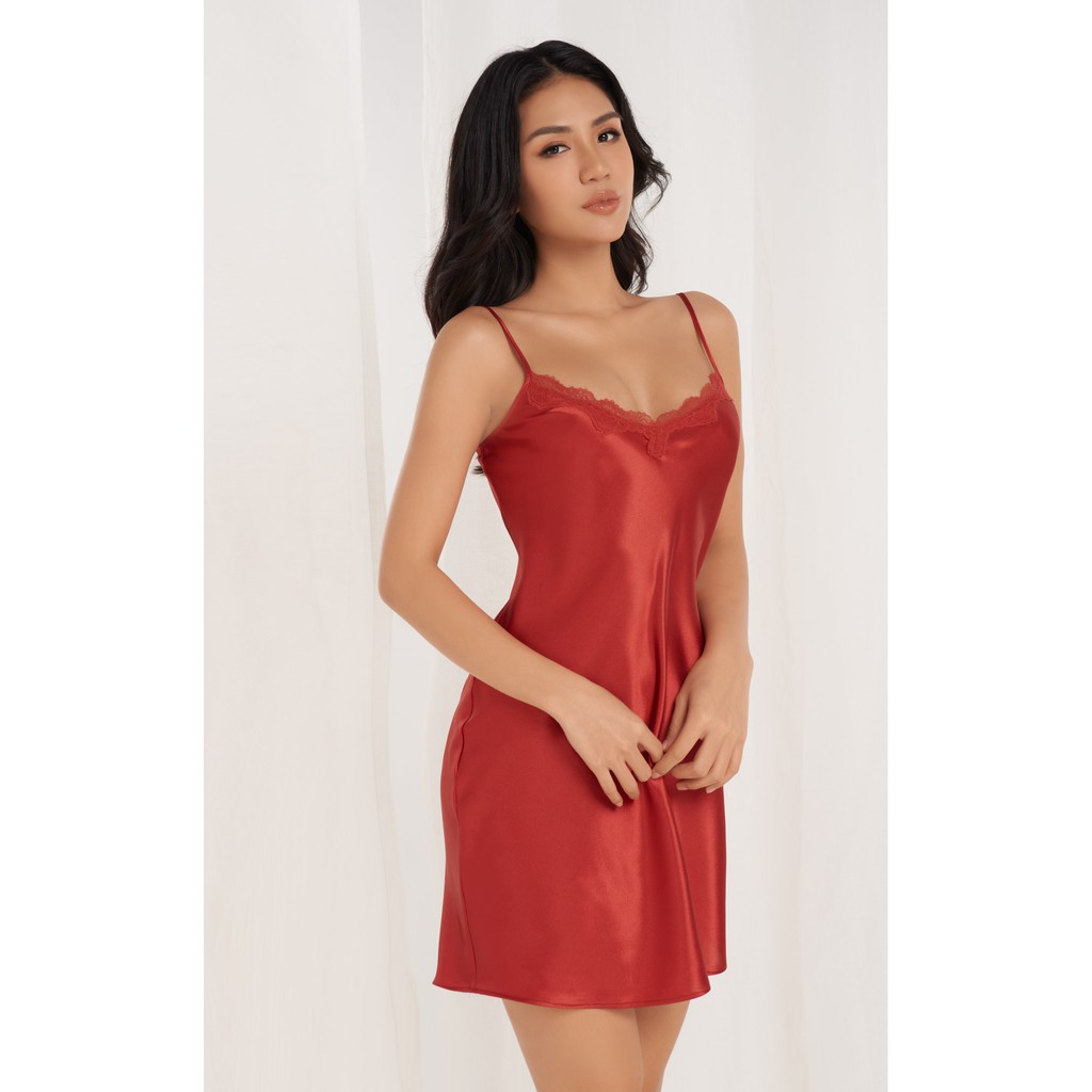 [Mã WABRVR025 giảm 10% đơn 99K] Đầm Vera hai dây satin trơn-0126 | BigBuy360 - bigbuy360.vn