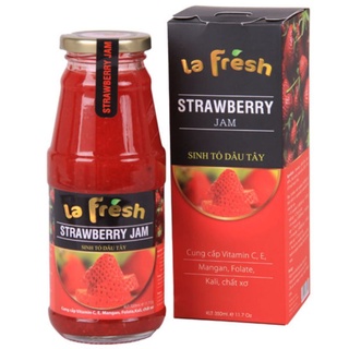 Sinh tố dâu tây lafresh đà lạt 350ml - xuất xứ việt nam