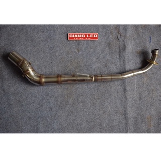 cổ pô  2 khúc gắn lon pô  độ cho  xe deam. wave như zin