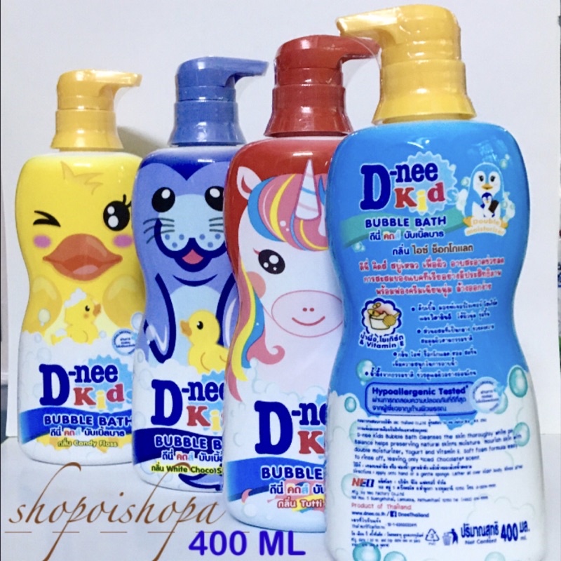 🌺 [Đủ màu) Sữa Tắm D_nee Kids Thái lan cho bé 400ml