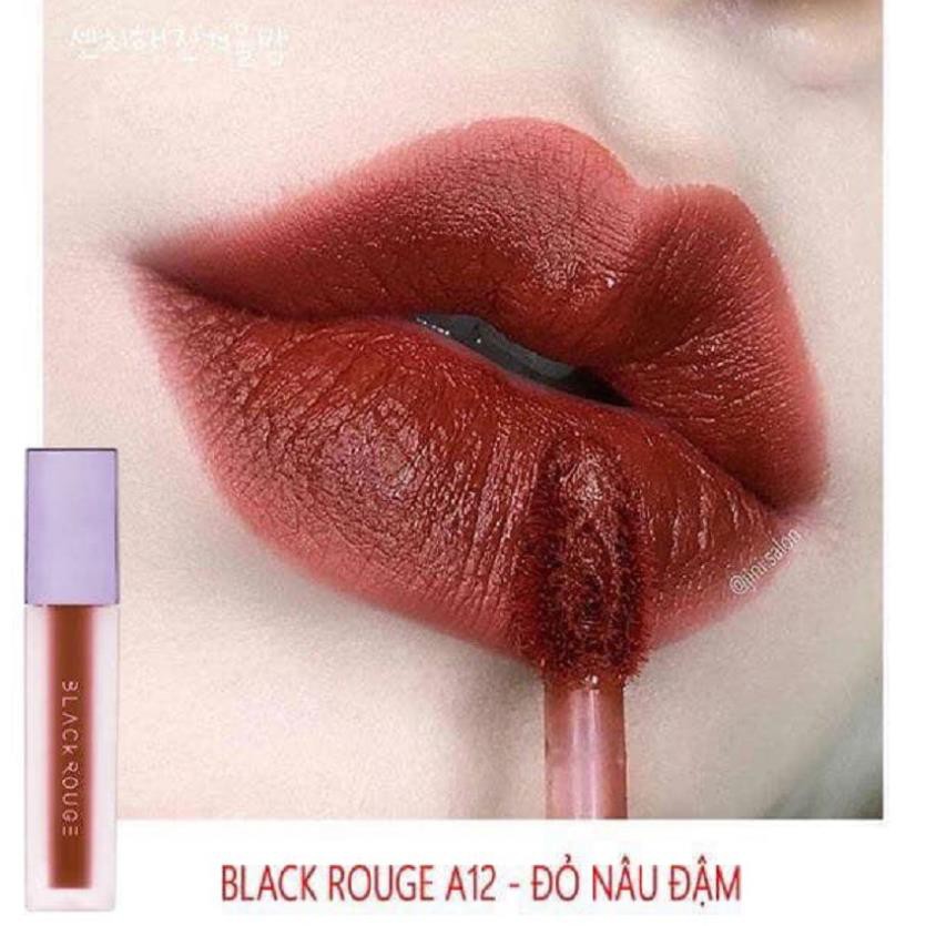 Son Kem Lì Black Rouge màu a12 nâu đỏ son blackrouge