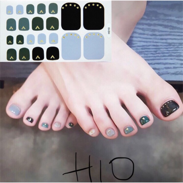 Nail wraps (dán móng chân) P1 (Hàng Mới)