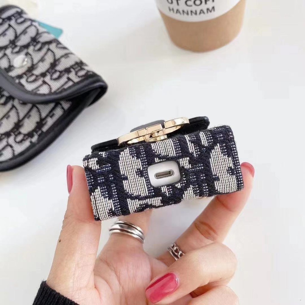 Sang Trọng Vỏ Bảo Vệ Hộp Sạc Tai Nghe Airpods 1 / 2 / Pro Họa Tiết Dior Sang Trọng Thời Trang | BigBuy360 - bigbuy360.vn