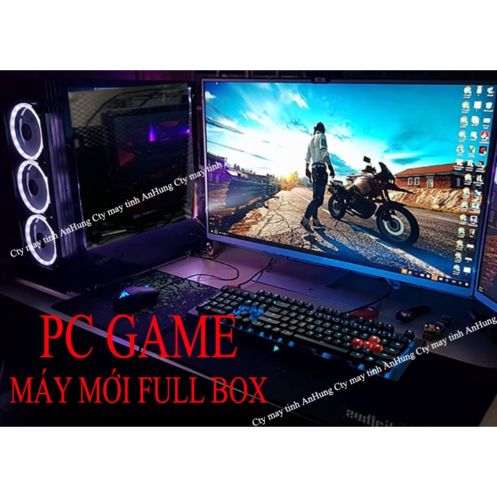 [MÁY MỚI] Bộ máy tính chơi GAME màn 24 LED IPS cao cấp tràn viền MỚI , LOL, FIFA, CF, PUBG Mobile, game giả lập giá rẻ