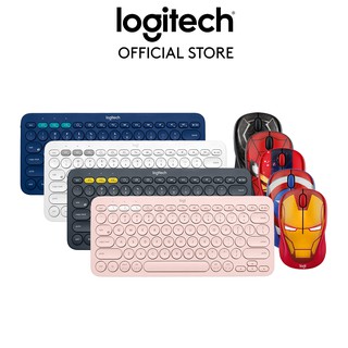 Combo bàn phím bluetooth logitech K380 & chuột wireless Logitech M238 marvel