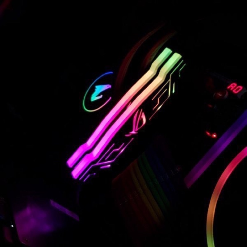 Tản Nhiệt Ram D2 D3 D4 Trang Trí Máy Tính LED RGB - Jack Cắm 3pin