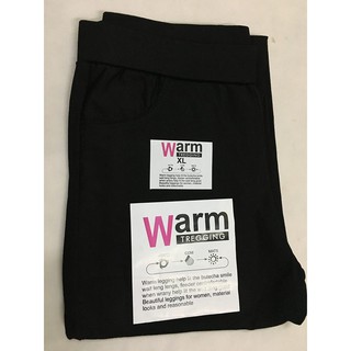 Quần legging warm cotton co giãn túi zip