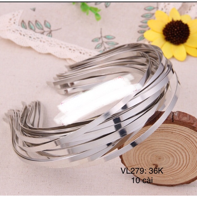 10 sườn cài nhiều mẫu, bờm cài tóc
