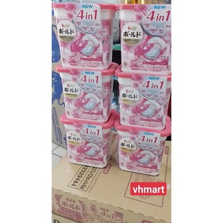 Viên giặt xả Gel Ball Bold 4 in 1 hộp 12 viên