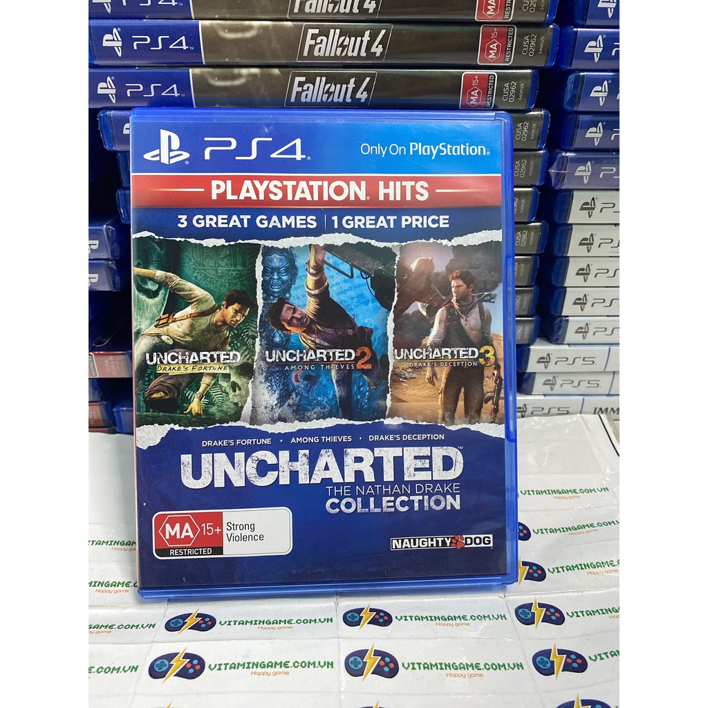 Đĩa game PS4: Uncharted The Nathan Drake Collection