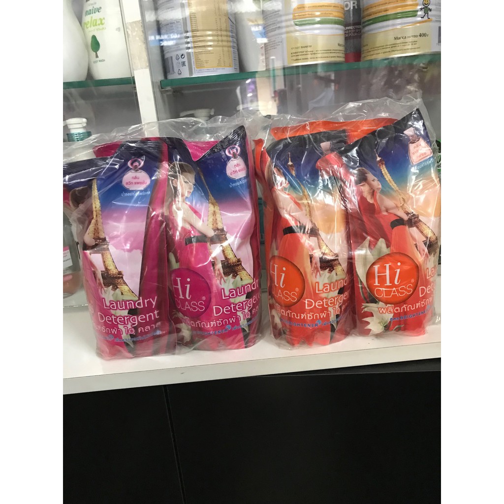 COMBO 3 Túi Nước Giặt Hiclass Thái Lan 500ml/túi