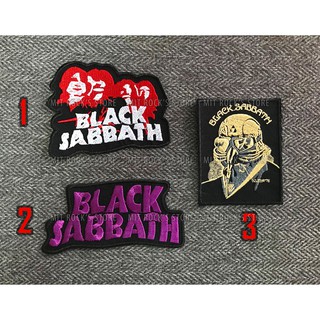 Patch Black Sabbath - Hình ủi lên Quần, áo, ba lô, túi, nón…Hàng Thái Lan, đường chỉ may dày, xịn và đẹp.