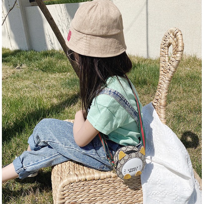 Túi thời trang đeo chéo trẻ em hoạt hình dễ thương cho bé gáipo