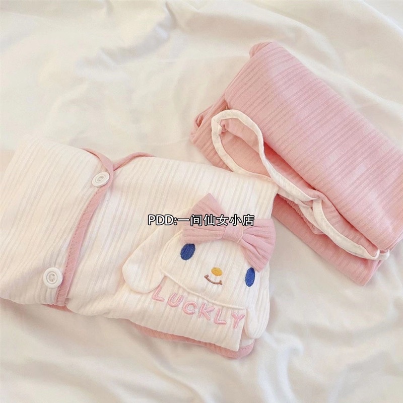 Bộ ngủ pyjama tơ lụa đáng yêu dài tay mát mịn nhẹ tâng🥰 oder 15-20 ngày