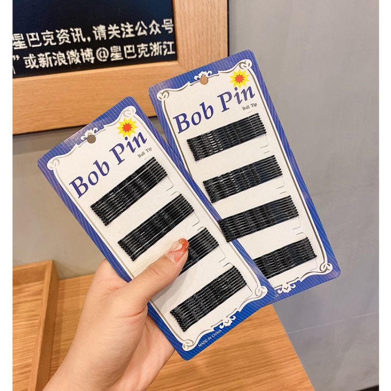 Vỉ ghim kẹp tăm đen 36/60 chiếc