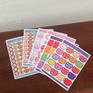 Sticker tờ trang trí bullet journal