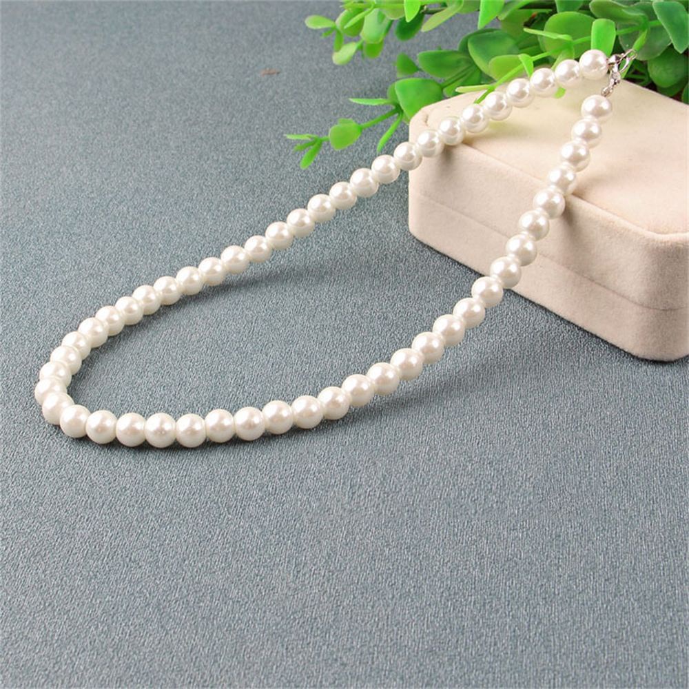 Vòng Cổ Choker Đính Hạt Ngọc Trai Nhân Tạo Hình Tròn Lớn Dành Cho Tiệc Cưới|Vòng Cổ Phong Cách Bohemian Thời Trang Mới Cho Nữ