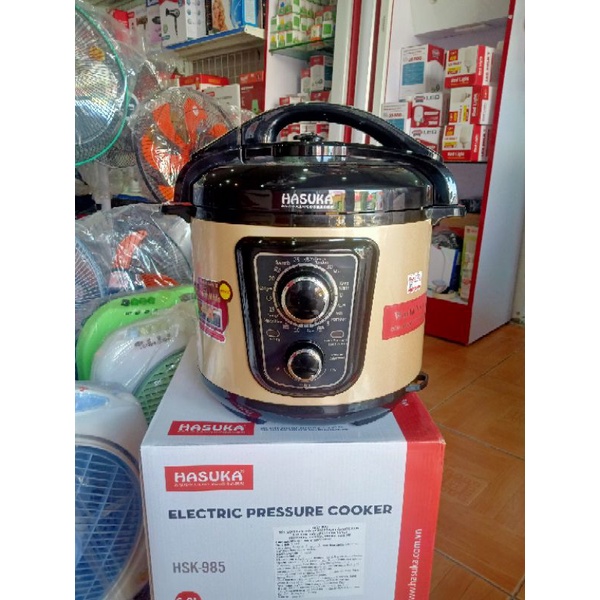 NỒI ÁP SUẤT ĐIỆN 6L HASUKA HSK-985