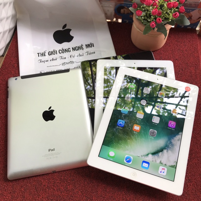 Máy Tính Bảng iPad 4 - 128Gb/ 64Gb/ 32Gb/ 16Gb ( Wifi + 4G) - Zin Màn Đẹp - Pin cực trâu | BigBuy360 - bigbuy360.vn