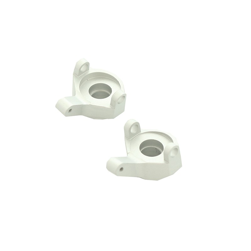 Metal Front Steering Cup Steering Knuckle for Axial SCX24 90081 1/24 RC Crawler Car Upgrade Parts Accessories,Sier