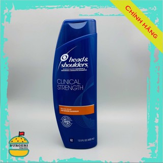 Dầu gội trị gầu Head&Shoulders Clinical Strength 400ml -Siêu trị gàu