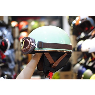 Combo Mũ Napoli Pug + Kính dây phi công Harley