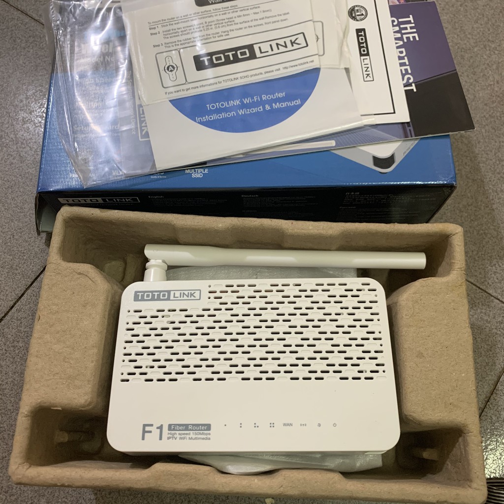 Combo 05 modem quang trực tiếp Totolink F1 fullbox mới 100%