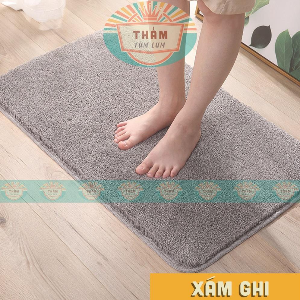 Thảm chùi chân Thảm lau chân chống trơn trượt, chất liệu lông siêu thấm - HADATO CARMI CAO CẤP CM 4