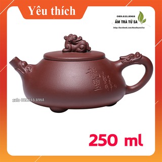 Ấm Trà Tử Sa nghê hoàn vô thường (thạch biều) - ấm tử sa nghi hưng cao cấp - pha trà, trà đạo