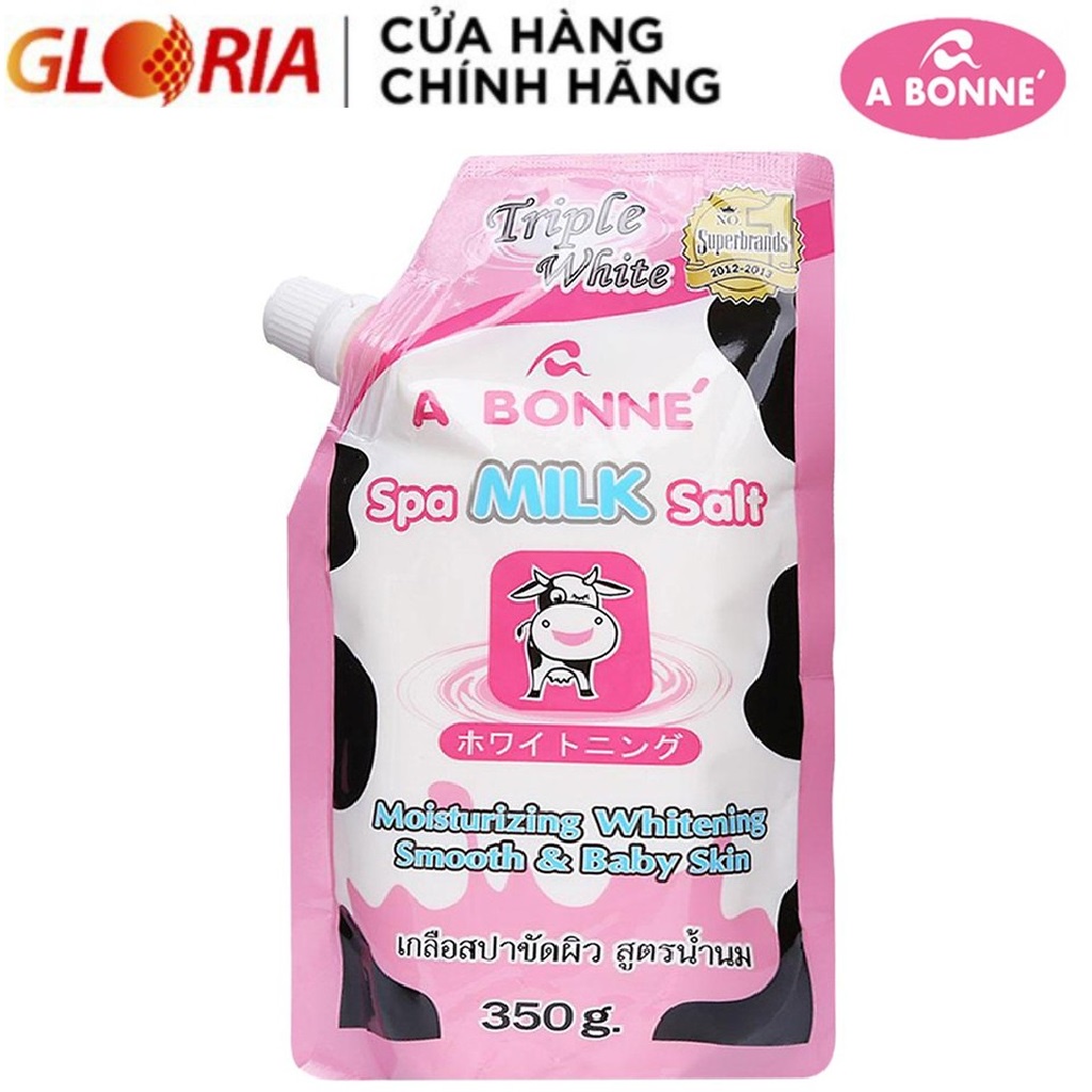 Muối Tắm Sữa Bò Tẩy Tế Bào Chết A Bonne Spa Milk Salt Thái Lan 350gr