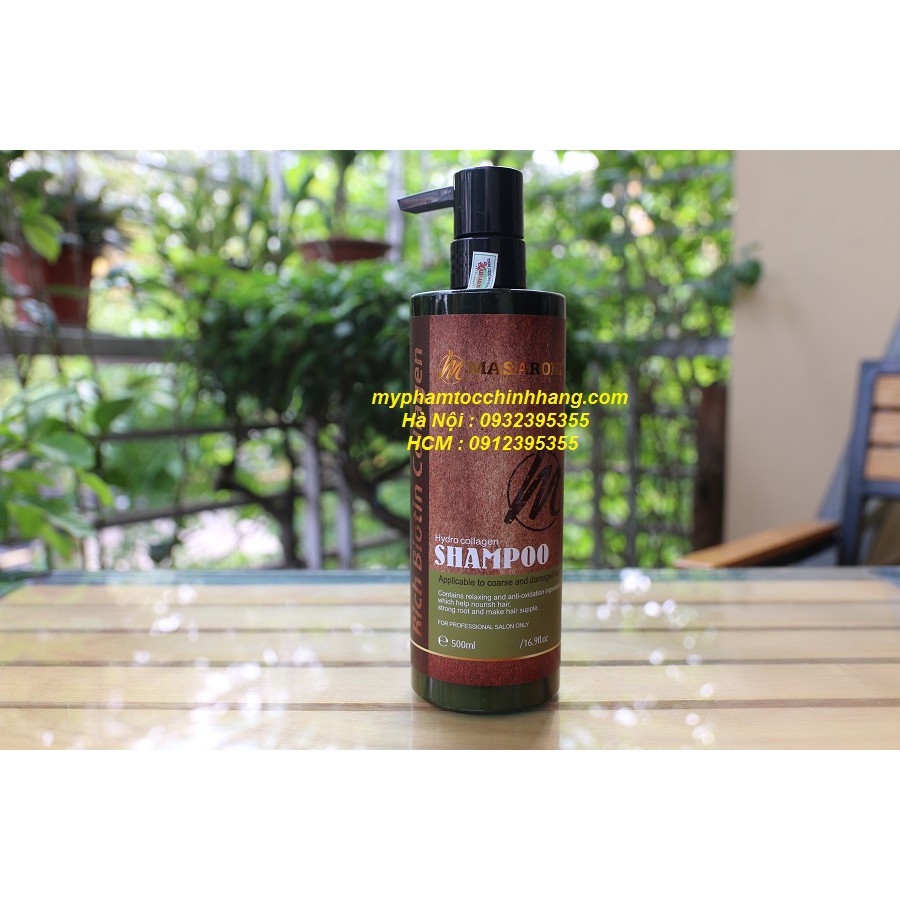 DÂÙ GỘI VÀ XẢ MASARONI RICH BIOTIN COLLAGEN 500ml - 800ML | BigBuy360 - bigbuy360.vn