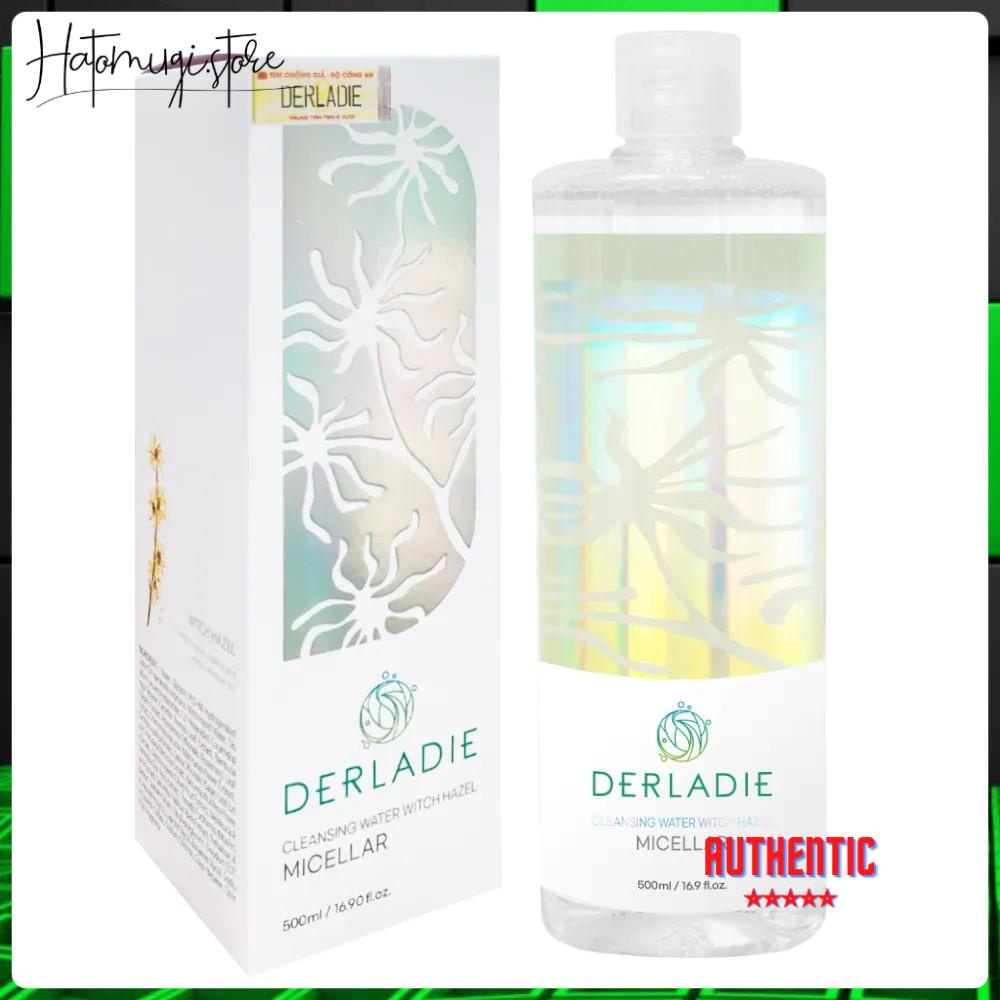 Nước tẩy Trang Cây Phỉ DERLADIE Cleansing Water Witch Hazel 500ml (Mẫu mới_Hàng Auth)