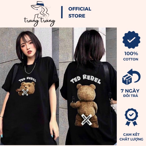Áo Phông Nam Nữ unisex Áo Thun Quảng Châu Form Rộng Tay Lỡ Giá Rẻ vải Cotton 100% co giãn Siêu Mát, Không Xù