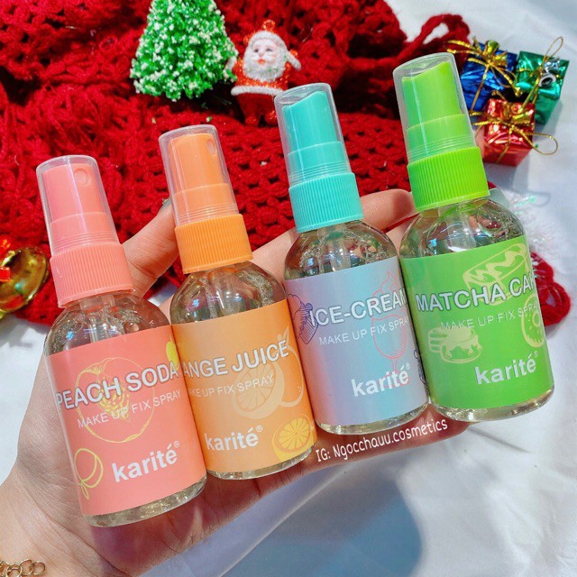 Xịt khoáng khóa trang điểm, Make up, Hương trái cây - Karite nhập khẩu | BigBuy360 - bigbuy360.vn