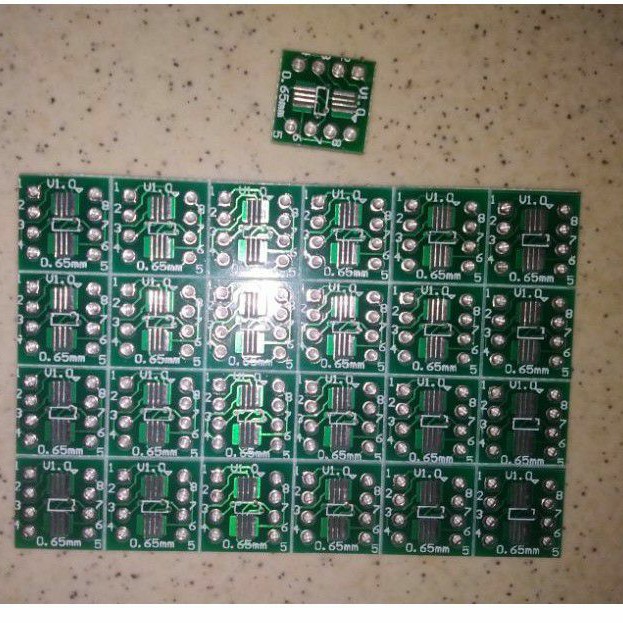 30 đế chuyển IC 8 chân dán thành 8 chân cấm.