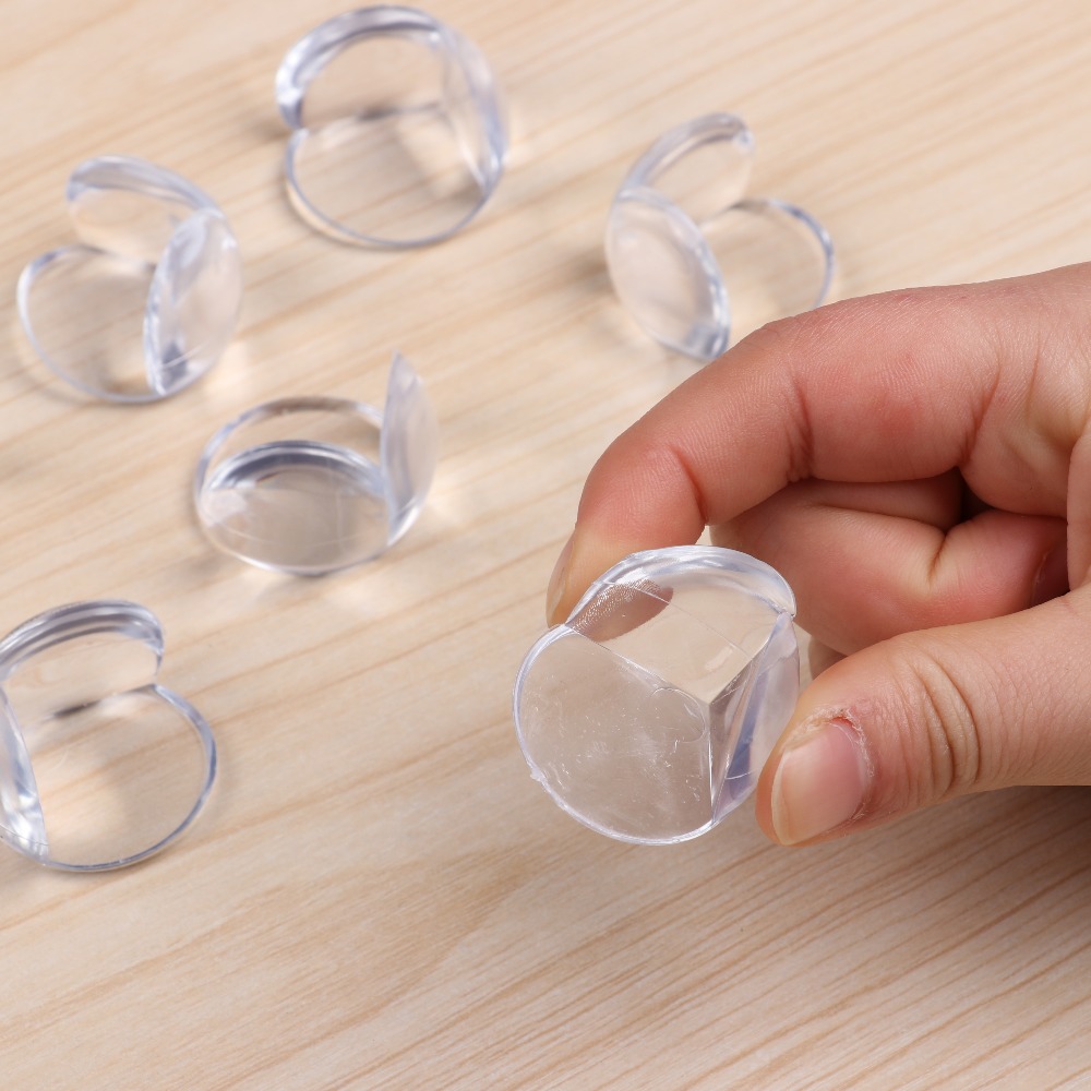 4 đệm silicon mềm chặn cạnh bàn và góc bảo vệ an toàn cho bé