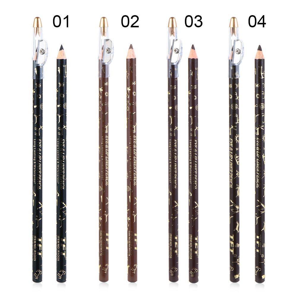 FUTURE Hot Sale Eyebrow Pencil With Sharpener Long Lasting Eyebrow Enhancers Brow Liner Pen Beauty Cosmetic 4 Colors Waterproof Makeup Tool Eye Makeup