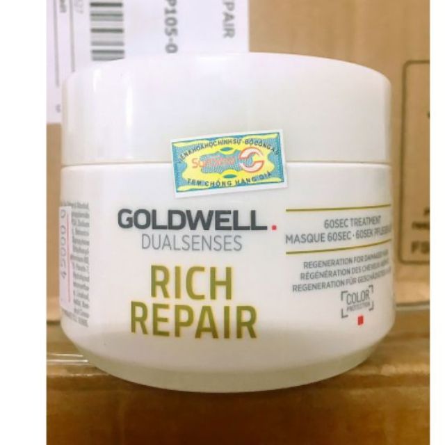 HẤP DẦU SIÊU CHỮA TRỊ, CHỐNG GÃY RỤNG TÓC GOLDWELL 200ml