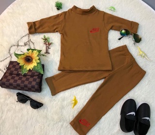 Bộ nỉ nike 3 phân cho bé