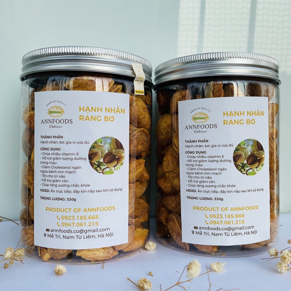 Hạt Hạnh Nhân Rang Bơ Hạt Hạnh Nhân Nguyên Vị Thơm Giòn, Giảm Cân, Ăn Kiêng – Annfoods