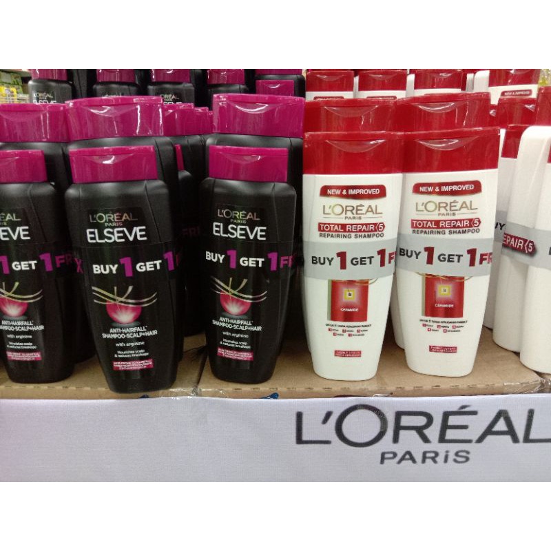 L'OREAL (Hàng Mới Về) Dầu Gội Oreal Paris 1 Get 1 | |) 280ml Free 170ml