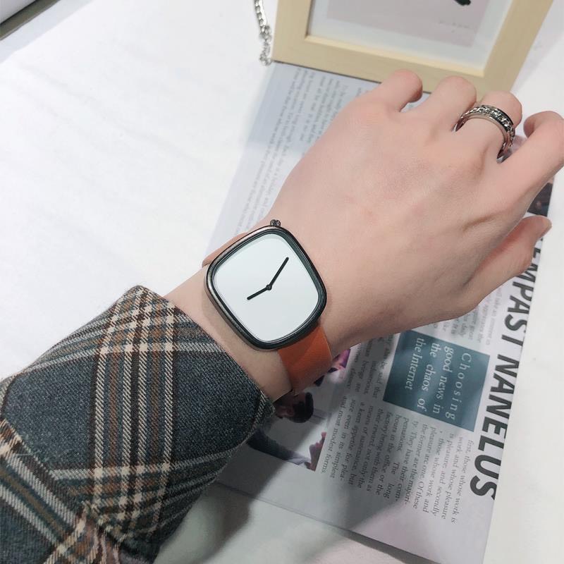 Đồng Hồ Nam Nữ Đeo Tay TOMI Unisex Chất Dây Da Đẹp Cao Cấp, Máy Thạch Anh Kiểu Dáng Trẻ Trung, Sang Trọng Nhiều Màu D102