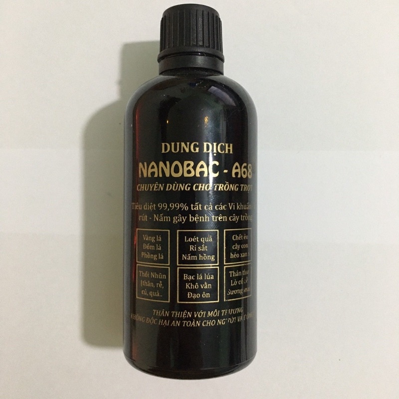 Dung dịch nano bạc tiêu diệt 99,9% vi khuẩn , phòng ngừa các bệnh trên cây trồng