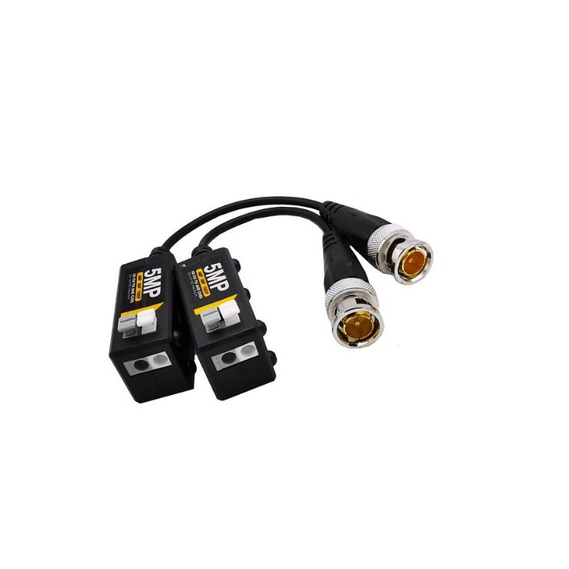 Balun Camera bấm 5MP loại tốt chống sét dùng cho hệ thống camera -hỗ trợ đường tín hiệu lên tới 600m
