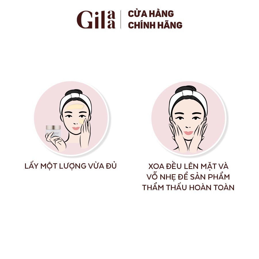 Kem Dưỡng Trắng Da ,Cấp Ẩm GILAA SAFFRON TONE UP REPAIR CREAM 50ml