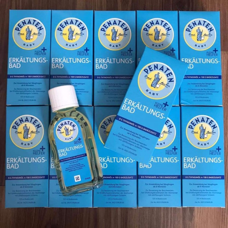Tinh Dầu Tắm Chống Cảm Penaten Đức 125 ml Cho Bé Từ Sơ Sinh
