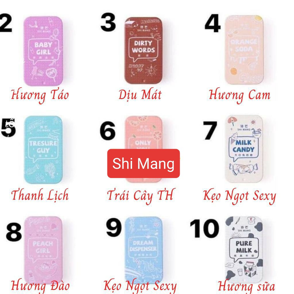 Nước Hoa Khô ShiMang 🌸SIÊU HOT🌸 10 mùi hương nhẹ nhàng dịu ngọt cho bạn nữ - Đông Y Vũ Đức Shop