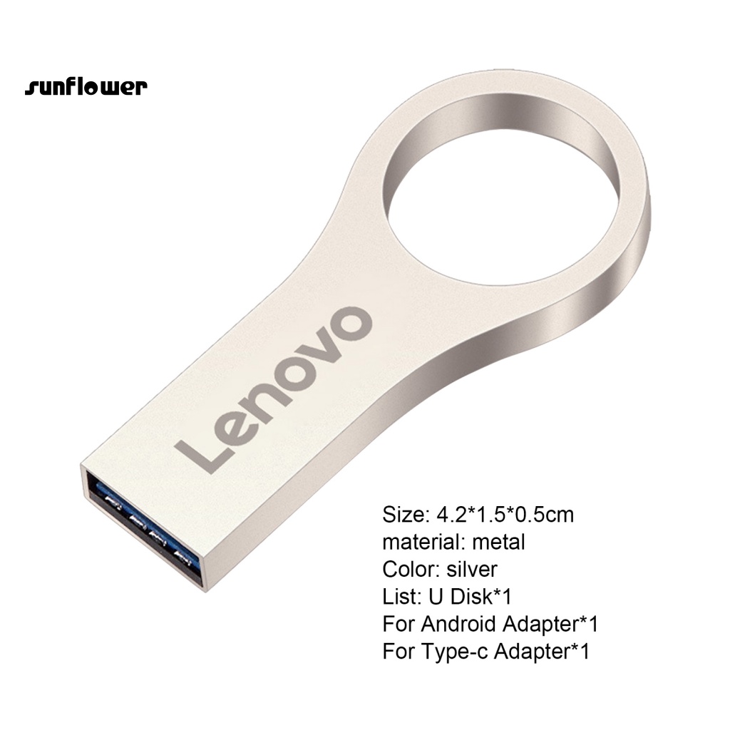 Usb LENOVO dung lượng 512GB/ 1TB/ 2TB hình hoa hướng dương cho máy tính